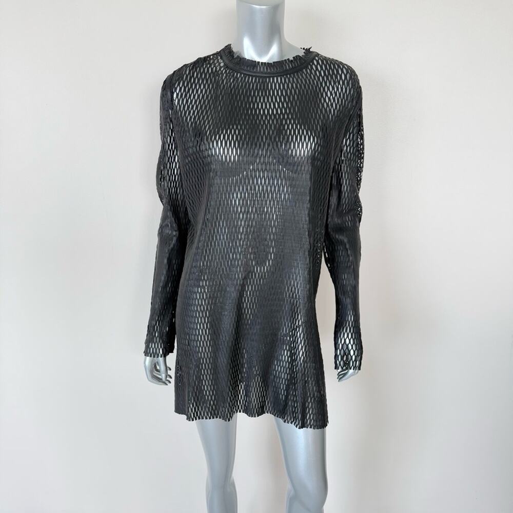 NWT!!! Roberto Cavalli women leather dress size 48IT or 12US Authentic 1650$!!